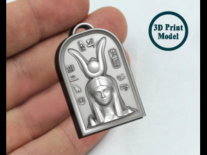 ISIS EGYPTIAN QUEEN ANCIENT PENDANT 3D प्रिंट मॉडल