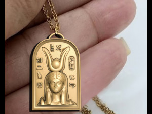 ISIS EGYPTIAN QUEEN ANCIENT PENDANT 3D प्रिंट मॉडल