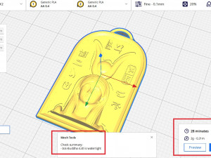 ISIS EGYPTIAN QUEEN ANCIENT PENDANT 3D प्रिंट मॉडल
