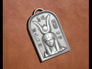 ISIS EGYPTIAN QUEEN ANCIENT PENDANT 3D प्रिंट मॉडल