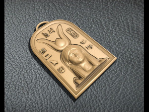 ISIS EGYPTIAN QUEEN ANCIENT PENDANT 3D प्रिंट मॉडल