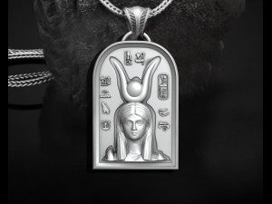 ISIS EGYPTIAN QUEEN ANCIENT PENDANT 3D प्रिंट मॉडल