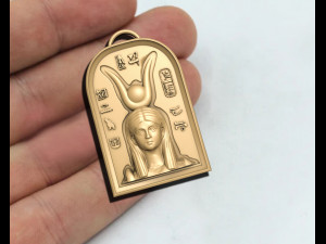 ISIS EGYPTIAN QUEEN ANCIENT PENDANT 3D प्रिंट मॉडल