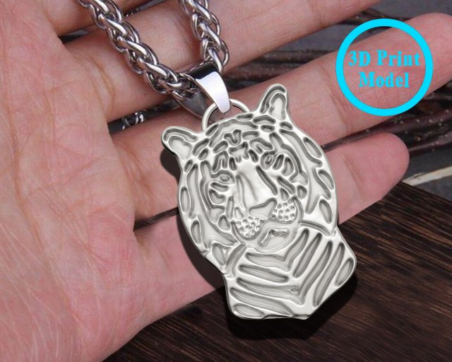 LION PENDANT 3D प्रिंट मॉडल .c4d .max .obj .3ds .fbx .stl .blend 