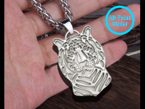 PENDENTE LEONE Modello di stampa 3D
