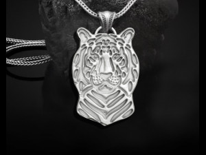 LION PENDANT 3D प्रिंट मॉडल