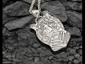LION PENDANT 3D प्रिंट मॉडल