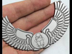 SCARAB NECKLACE- SCARAB BRACELET ANCIENT PHARAONIC INSCRIPTIONS EGYPT Model do druku 3D