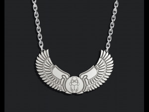 SCARAB NECKLACE- SCARAB BRACELET ANCIENT PHARAONIC INSCRIPTIONS EGYPT Model do druku 3D