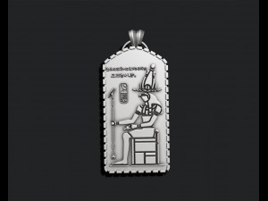 ANCIENT EGYPTIAN KING HORUS PENDANT 3D print model 3D Baskı Modeli