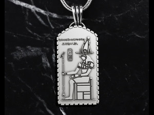 ANCIENT EGYPTIAN KING HORUS PENDANT 3D print model 3D Baskı Modeli