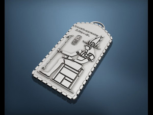 ANCIENT EGYPTIAN KING HORUS PENDANT 3D print model 3D Baskı Modeli
