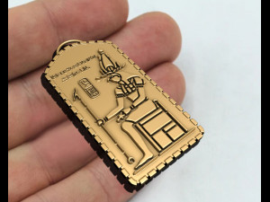ANCIENT EGYPTIAN KING HORUS PENDANT 3D print model 3D Baskı Modeli