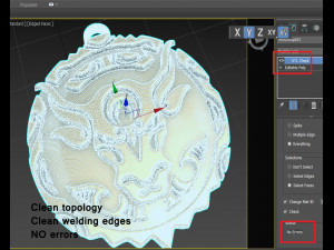Buffalo Pendant Modelo de impresión 3D