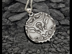 Buffalo Pendant Modelo de impresión 3D
