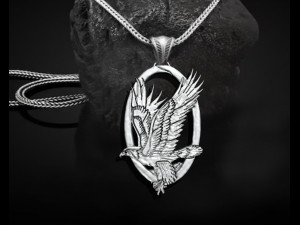 Eagle Pendant Modello di stampa 3D