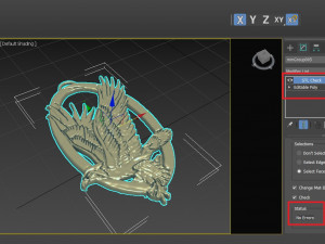 Eagle Pendant Modello di stampa 3D