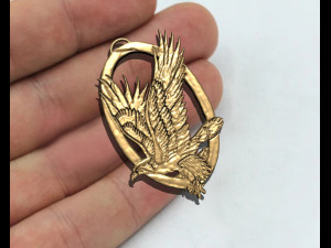 Eagle Pendant Modello di stampa 3D