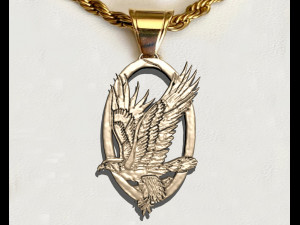 Eagle Pendant Modello di stampa 3D