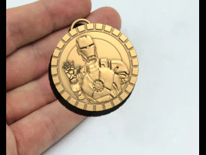 Iron man pendant 3D Print Model