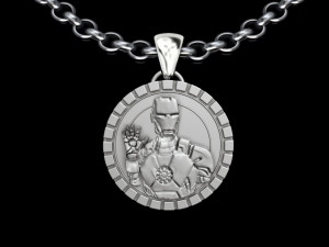 Iron man pendant 3D Print Model