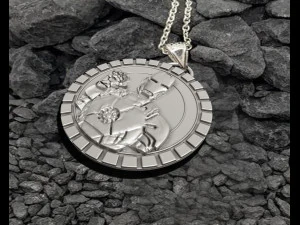 Iron man pendant 3D Print Model