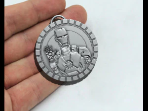 Iron man pendant 3D Print Model