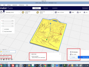 Tiger Pendant Model Cetak 3D