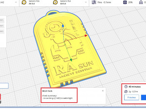 Ra sun king pendant 3D print model Model Cetak 3D