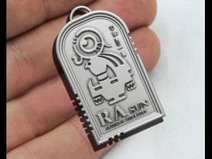 Ra sun king pendant 3D print model Model Cetak 3D