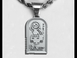 Ra sun king pendant 3D print model Model Cetak 3D