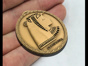 CLEOPATRA Queen ANCIENT EGYPT Pendant 3D प्रिंट मॉडल