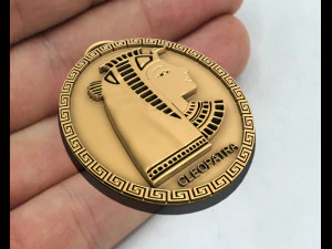 CLEOPATRA Queen ANCIENT EGYPT Pendant 3D Print Model