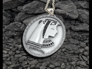 CLEOPATRA Queen ANCIENT EGYPT Pendant 3D प्रिंट मॉडल