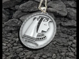 CLEOPATRA Queen ANCIENT EGYPT Pendant 3D Print Model