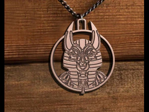 Anubis king Ancient Pendant 3D Print Model
