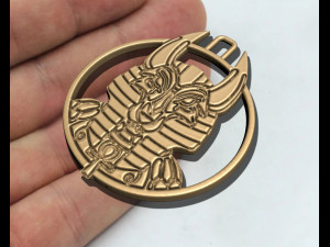 Anubis king Ancient Pendant 3D 打印模型