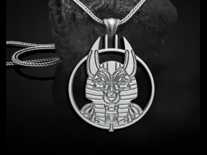 Anubis king Ancient Pendant 3D 打印模型