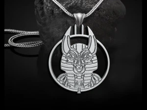 Anubis king Ancient Pendant 3D Print Model