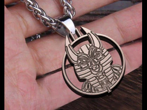Anubis king Ancient Pendant 3D Print Model