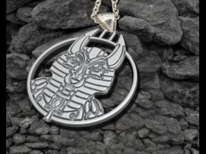 Anubis king Ancient Pendant 3D 打印模型