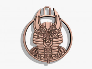 Anubis king Ancient Pendant 3D 打印模型