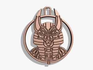 Anubis king Ancient Pendant 3D Print Model