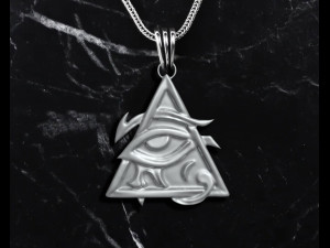 EYE HORUS PENDANT Modelo de Impressão 3D
