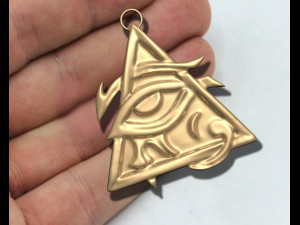 EYE HORUS PENDANT Modelo de Impressão 3D