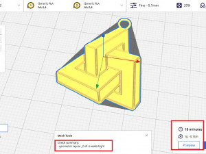 Geometric shape of impossible square pendant Modelo de impresión 3D