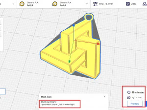 Geometric shape of impossible square pendant 3D Print Model