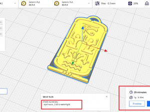 Ancient Egyption Cartouch Pendant Modelo de impresión 3D