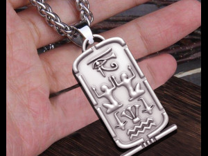 Ancient Egyption Cartouch Pendant Modelo de impresión 3D