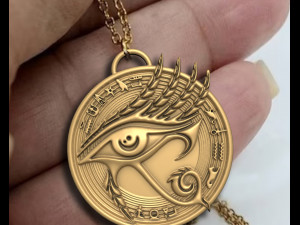 EYE HORUS PENDANT Model Cetak 3D